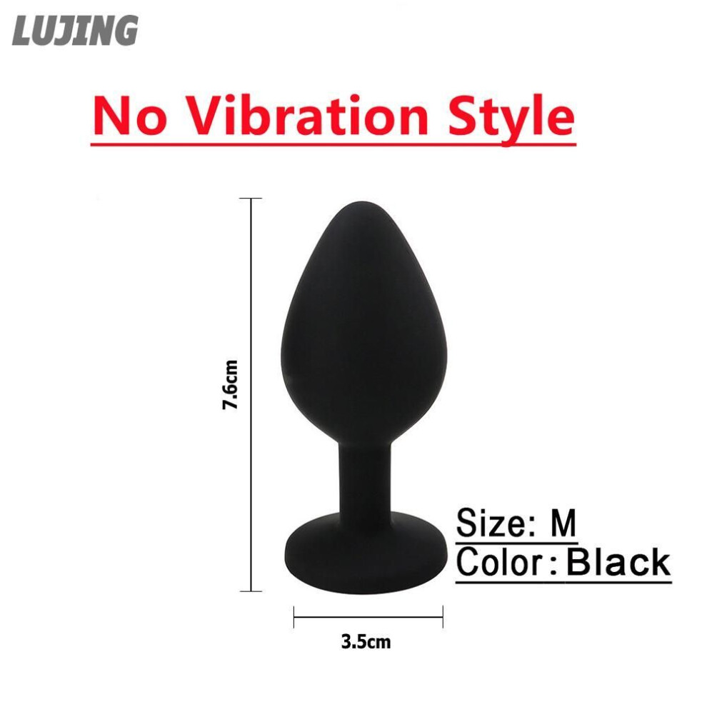 (as the picture, 1PC-Not vibrate-M) RH 10 Frequency Butt Plug Sex Shop Sex Toys For Gay Female Male Wireless Remote Control Anal Plug Vibrator Prostate Massage Lovers