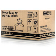 MoveEazy Cardboard Moving Boxes Pack of 10 Large Box