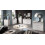 Sideboard Grey & White Gloss 2 Door 4 Drawers Sideboard 117cm 2