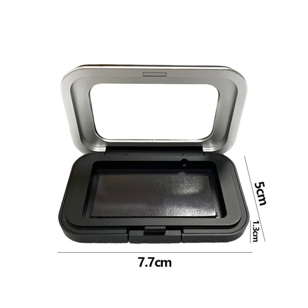 (black) Black Magnetic Needle Case - Portable Sewing Accessory