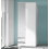 Wardrobe White Gloss Tall Slim Mirrored Wardrobe With 1 Pullout Rail & shelves 1
