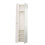 Wardrobe Gloss White Front and Mirrored 2 Door Narrow Wardrobe 3
