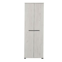 Wardrobe Modern Oak Finish 2 Door Narrow Space Saving Wardrobe