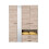 Wardrobe Modern Grey Oak Effect 4 doors, 2 Drawers Mirrored Wardrobe 1