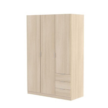 Wardrobes Cairo Oak Effect Compact 3 Door 3 Drawer Space-Saving Wardrobe LCX323R - 3203 NEW!!!