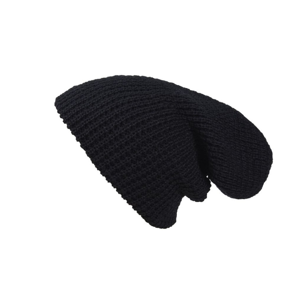 (black) Men&apos;s And Women&apos;s Street Dance Pullover Cap Knitted Wool Cap Fall And Winter Outdoor Knitted Tide Cap