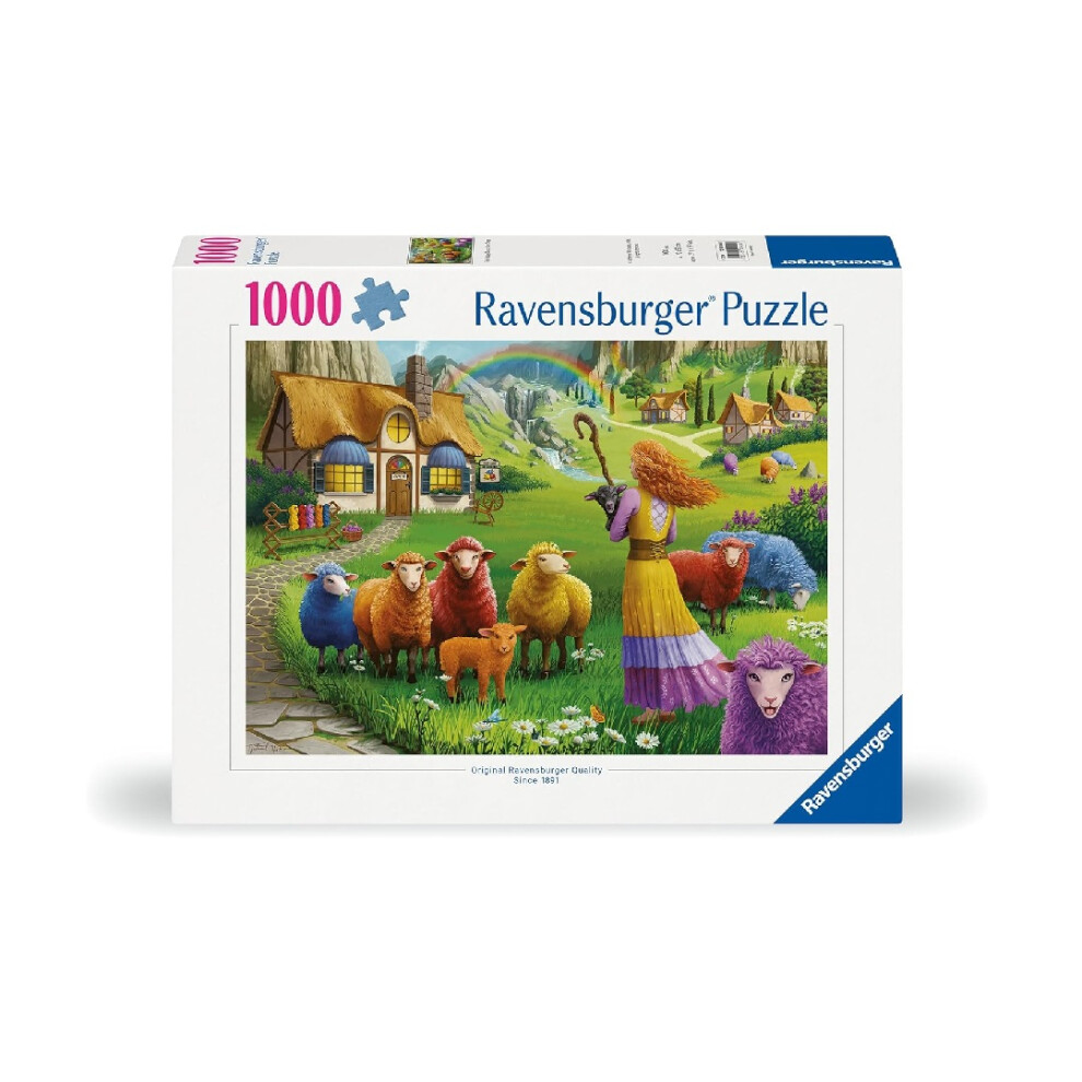 Ravensburger The Happy Sheep Yarn Shop 1000 Piece Jigsaw Puzzle