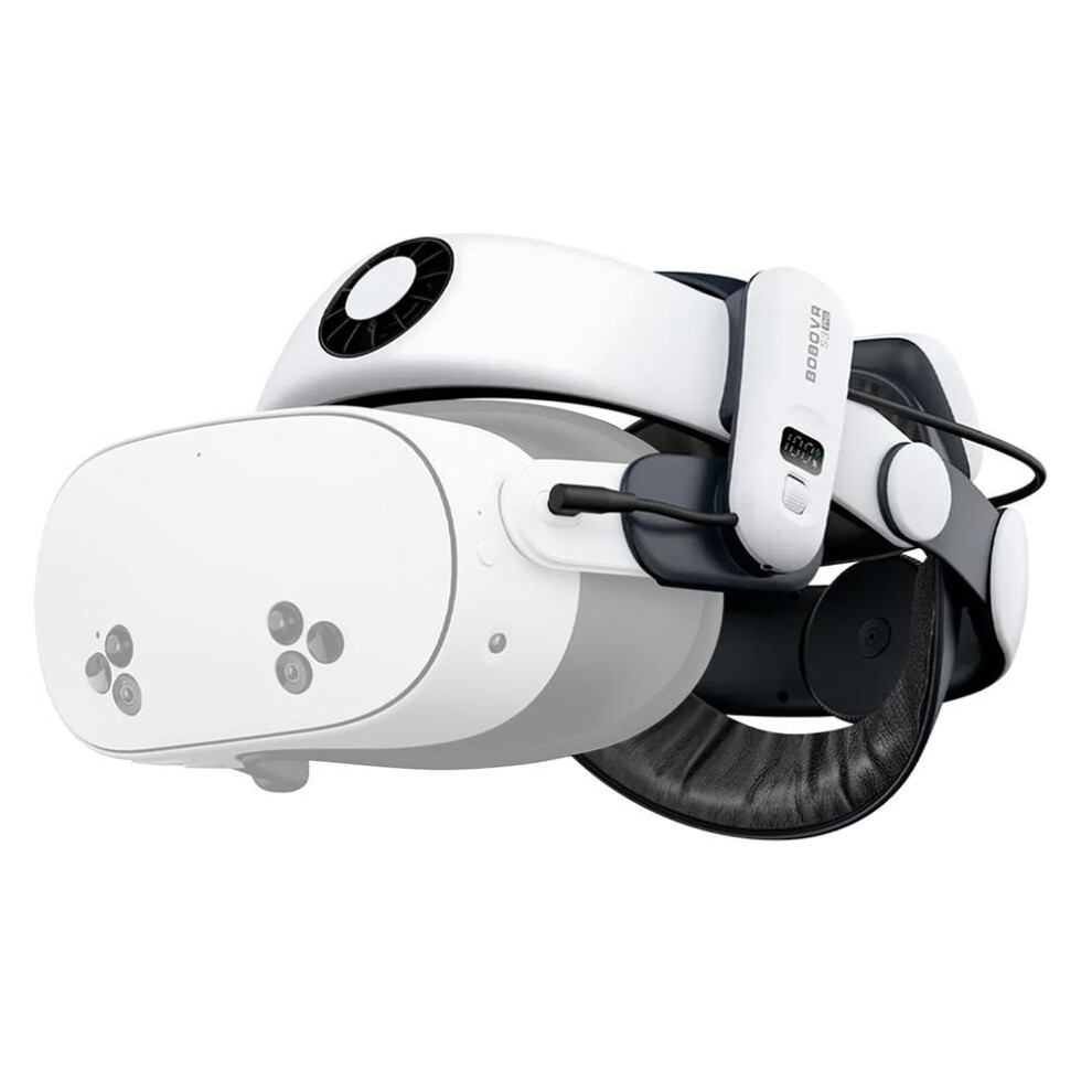 Bobovr S3 Pro Super Strap Accessories, Head Air Conditioning And 10000mah Hot-swappable Battery Pack,compatible With Meta Quest 3/3s