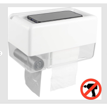 Free Punching Installation Waterproof Toilet Paper Roll Holder