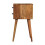 Comodino Mini a 2 cassetti in rovere 8