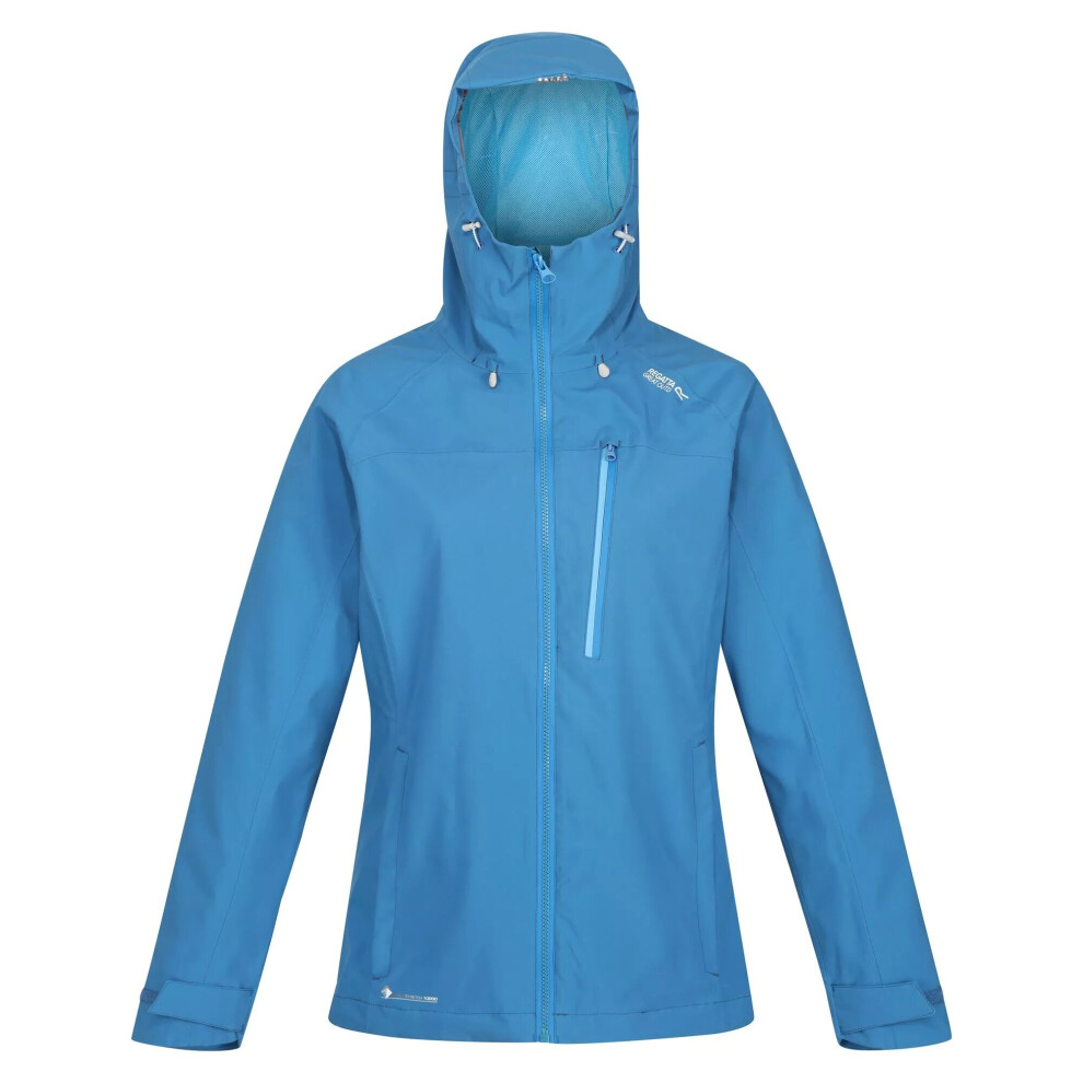 (14 UK, Vallarta Blue) Regatta Womens/Ladies Britedale Waterproof Jacket