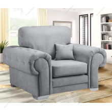 (Grey Velvet, Aram Chair) SNOOZE Online Verona 3 and 2 Seater Sofa Sets, 3 Seater Sofa For Living Room, Upholstered Plush Fabric 3 Seater Velvet Sofas