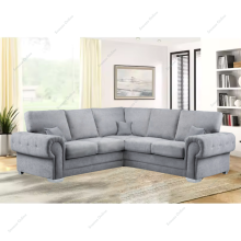 (Grey Velvet, 5 Seater Corner Sofa) SNOOZE Online Verona 3 and 2 Seater Sofa Sets, 3 Seater Sofa For Living Room, Upholstered Plush Fabric 3 Seater Velvet Sofas