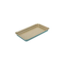 Prestige Nadiya Brownie Tin in Teal Oven Safe Non Stick Baking Pan - 13 x 7"