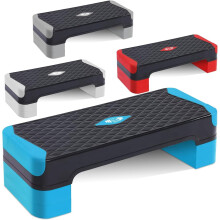 (Blue, 3 Level) Aerobic Stepper Fitness Excercise Step for Home