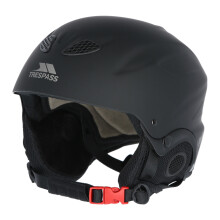 (L, Black) Trespass Adults Skyhigh Protective Snow Sport Ski Helmet