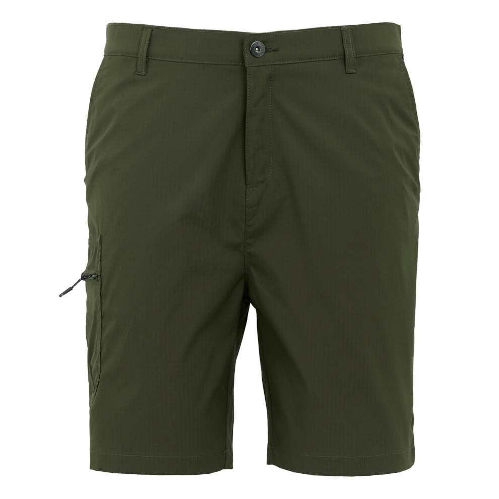 (33R, Dark Khaki) Regatta Mens Dalry Multi Pocket Shorts