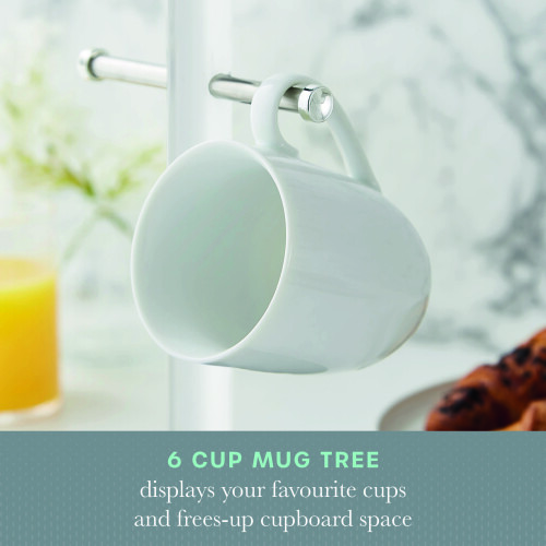 Swan Swan Elegance White Bread Bin Canisters Mug Tree Pole Kitchen Set 2