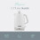 Swan Swan Elegance Kettle, 4 Slice Toaster & Canisters Kitchen Set (White) 2