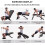 Commercial Grade Adjustable Sit Up Weight Bench Foldable Strength Training Gym 5