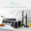 Swan Swan Elegance Canisters Kitchen Set SWKA18533BLK (Black) 8
