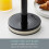 Swan Swan Elegance Black Bread Bin Canisters Towel Pole Mug Tree Set 5