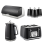Swan Swan Elegance Black Kettle, 4 Slice Toaster, Bread Bin Canisters Set 1