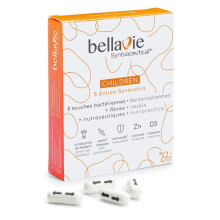 BellaVie Children 5 Billion Synbiotics Capsules for Gut Health, Supports Digestive Health & Immune Function - 15 Capsules