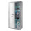 Display Cabinet Tall Grey & White Gloss 4 Doors Display Cabinet 1