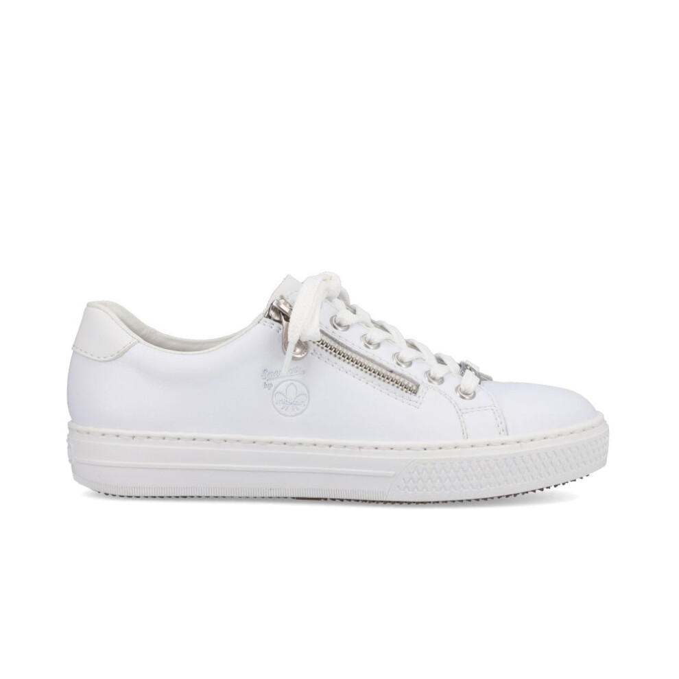 (3.5 (Adults')) L59L1-83 | Enya | White | Womens Casual Trainers