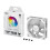 ASUS Ventilador - ASUS - TUF GAMING TR120 - ARGB - Blanco - Refrigeración eficiente 9