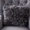 Grey Sheepskin Cushion 1