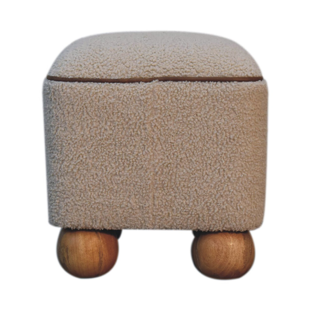 Adorable Solid Wood Furniture - Serenity Footstool with Ball Feet-image-OPC-PFYX9P7-NEW