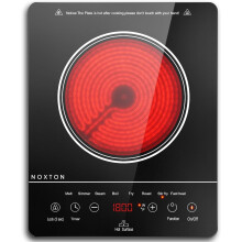 Noxton Portable Ceramic Hob with 13amp Plug, Pulg in Electric Hob