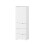 Tallboy White Gloss Slim Tallboy Storage Unit with Cupboard and Drawers 3