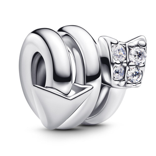 Pandora Pandora Steling Silver Twisting Arrow Charm 793665C01