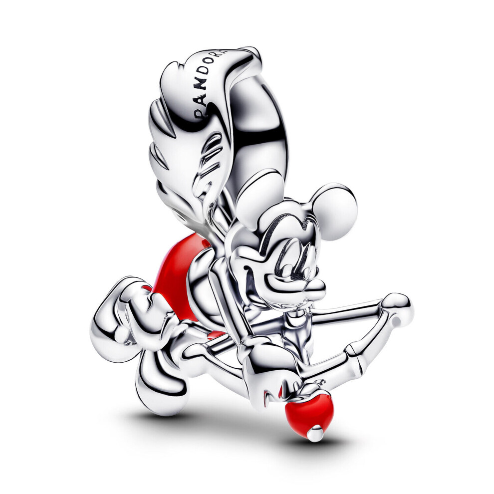 PANDORA Silver Charm Disney Mickey Mouse Cupid 793616C01