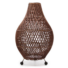 Rattan Table Lamps Dark Brown Rattan Table Lamps