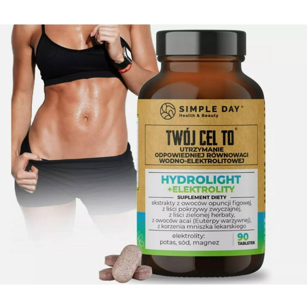 Hydrolight + Electrolytes 90 tablets remove water from body UK seller