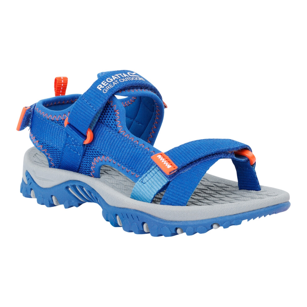 (6 UK Child, Olympian Blue/Tango) Regatta Childrens/Kids Blaze Sandals