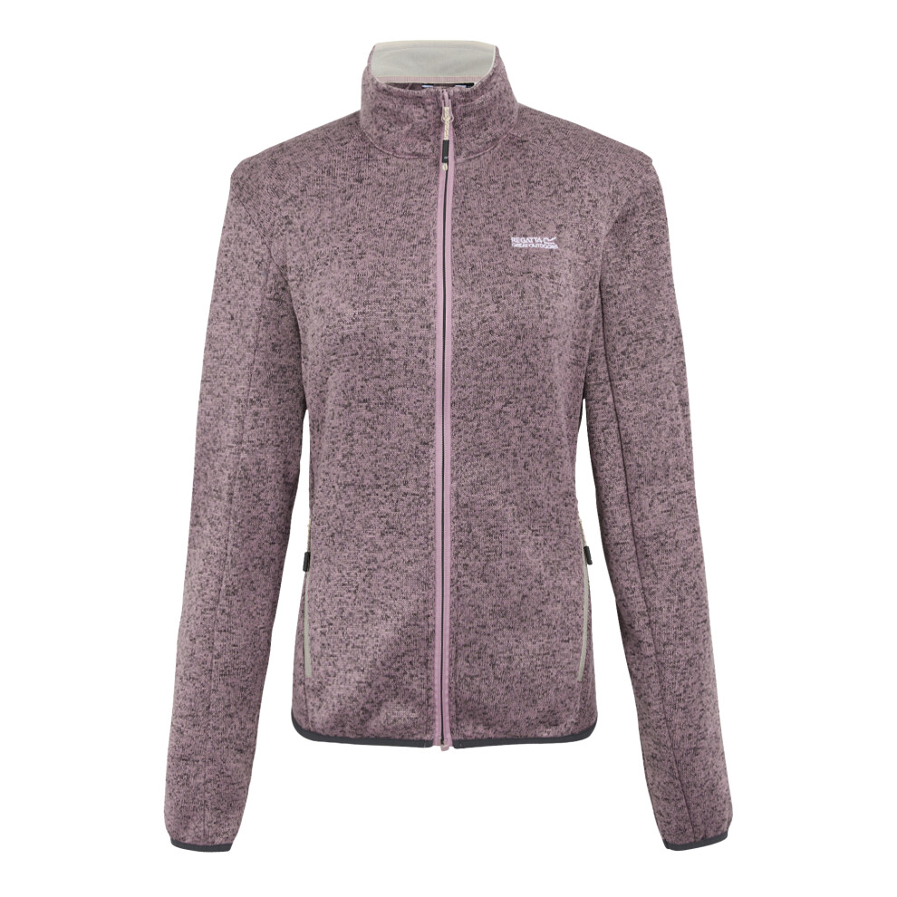 (10 UK, Lilas/Light Vanilla) Regatta Womens/Ladies Newhill II Full Zip Fleece Jacket