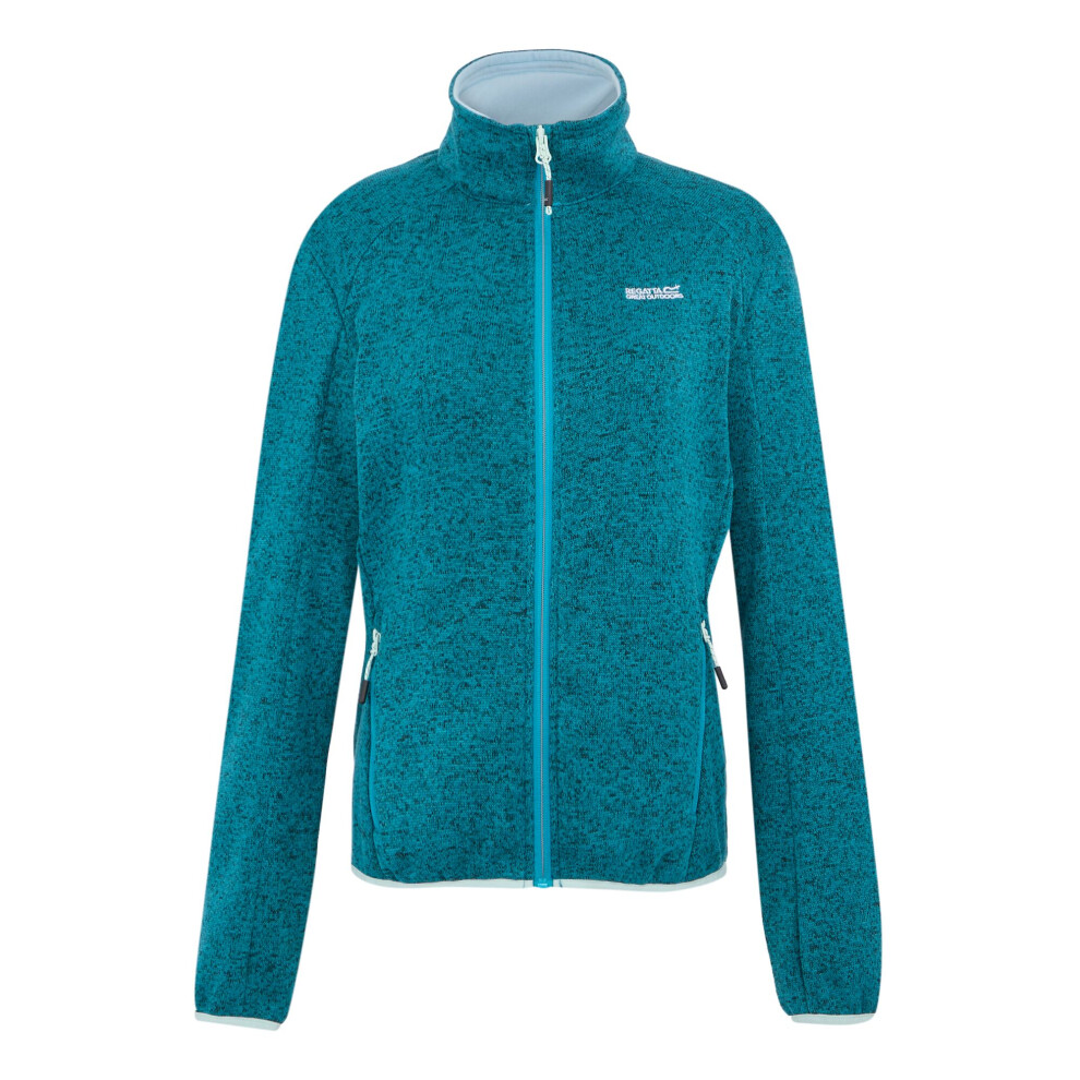 (20 UK, Exotic Plume/Icy Morn) Regatta Womens/Ladies Newhill II Full Zip Fleece Jacket