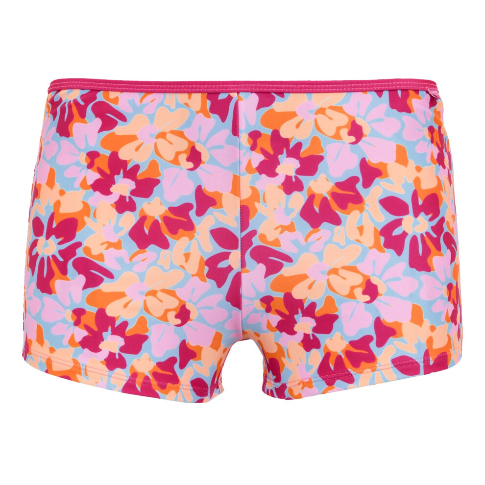 (10 UK, Pink/Yellow) Regatta Womens/Ladies Aceana Summer Floral Bikini Shorts