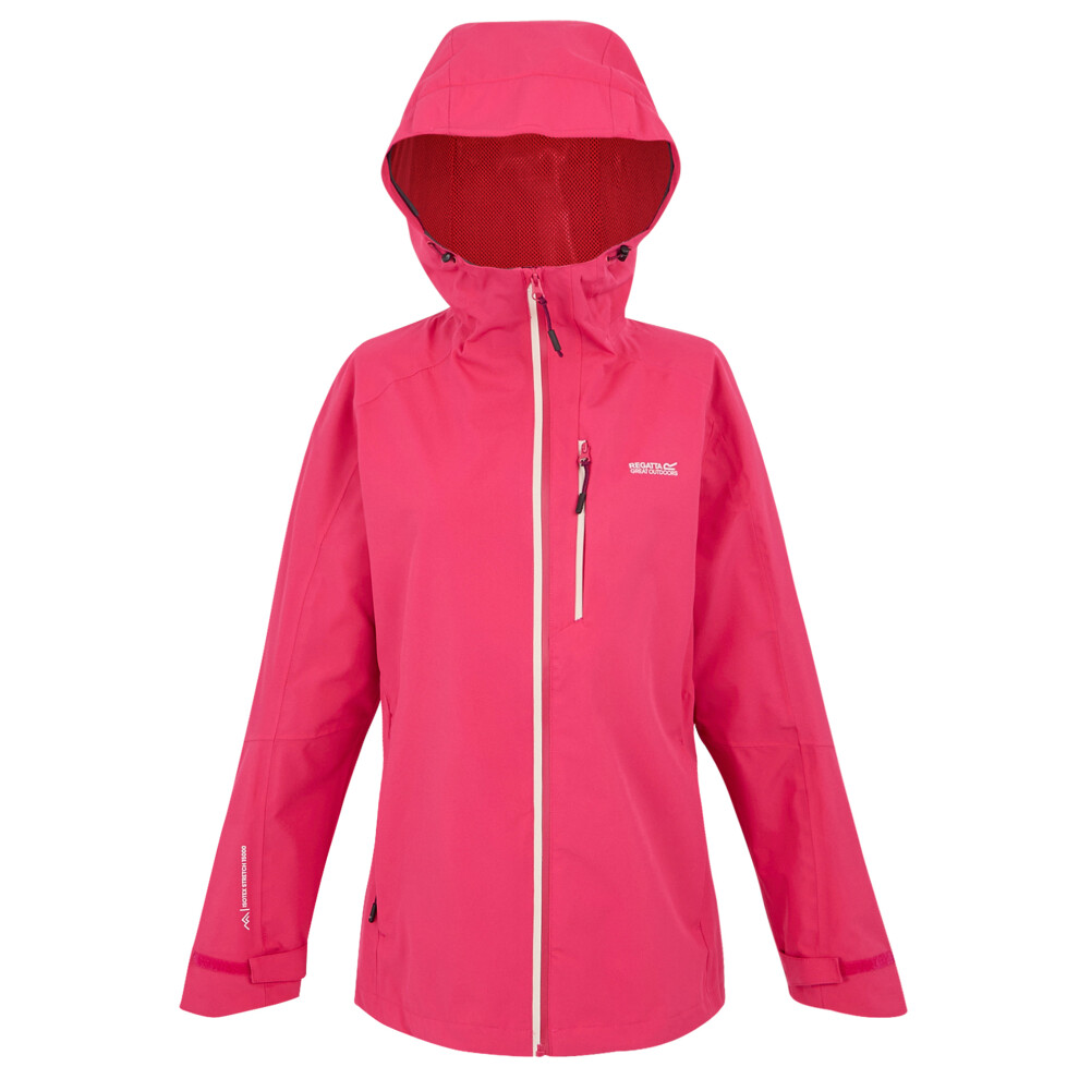 (8 UK, Pop) Regatta Womens/Ladies Birchdale II Waterproof Jacket