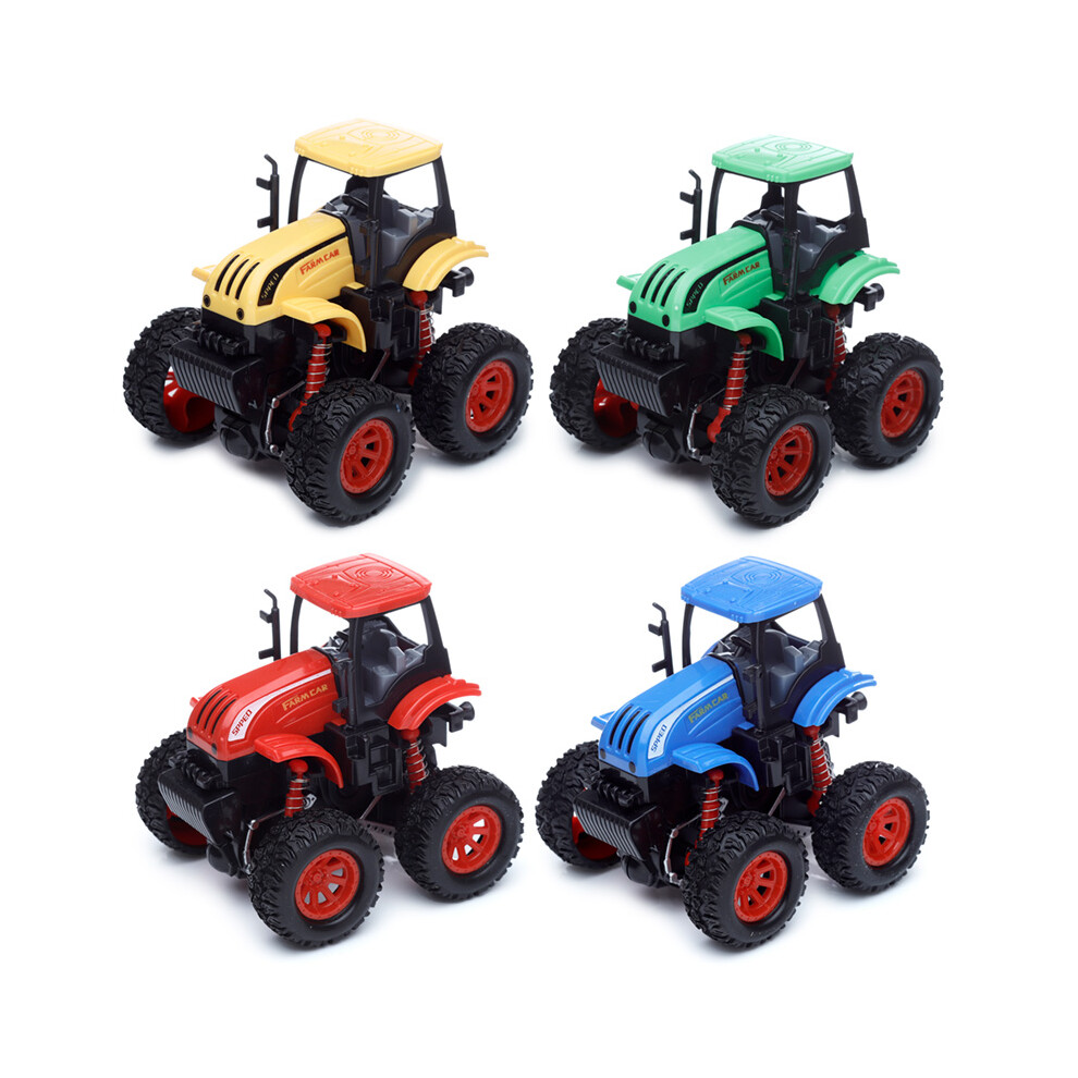 Tractor 4x4 Rotating Stunt Monster Truck Toy Farmyard Themed Gifts-image-OPC-PFYXGJQ-NEW