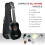 21 Soprano Beginners Ukulele with Gig Bag Felt Pick & Spare Strings Black 6