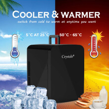2-in-1 Mini Cooler and Warmer 15 L Compact Refrigerator Portable Mini Fridge UK