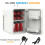 2-in-1 Mini Cooler and Warmer 15 L Compact Refrigerator Portable Mini Fridge UK 3