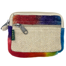 Hemp Bags Tiedye Hemp Square Pouch
