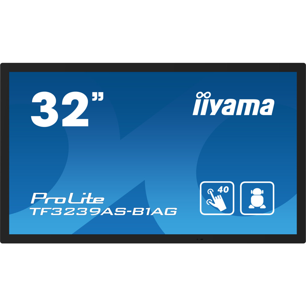 Iiyama Prolite Tf3239as-B1ag 32" Class (31.5" Viewable) Led-Backlit Lcd Display - Full Hd - For Digital Signage